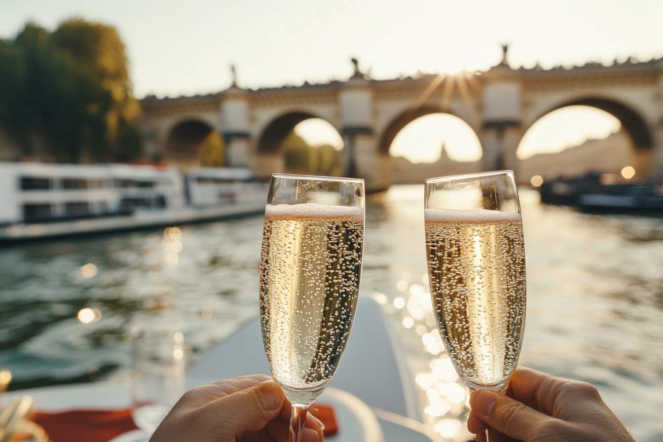 Dégustation de vins sur la Seine